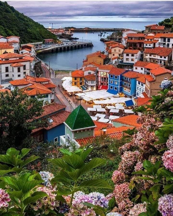 Apartamentos Urbanin I Plaza Ayuntamiento Cudillero Luaran gambar